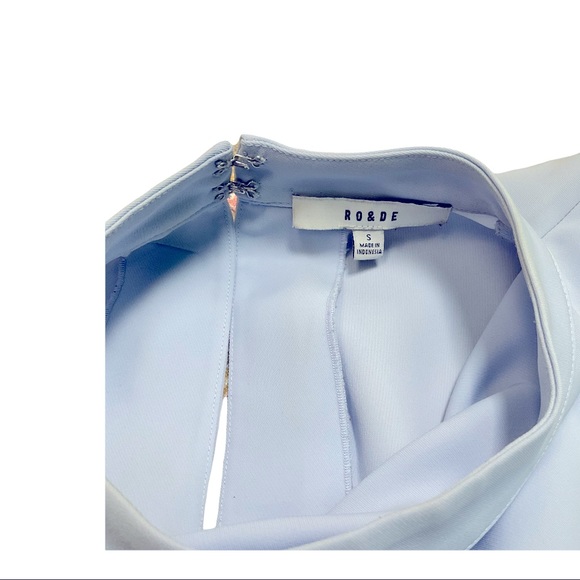 RO&DE Puff Short Sleeve Boxy Blouse Size Small - Picture 4 of 7